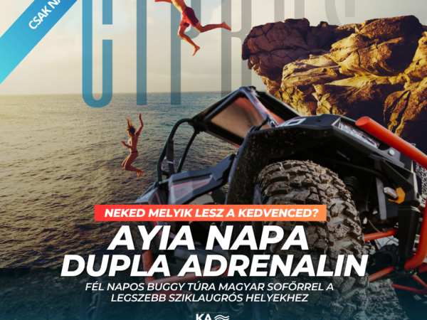 Sziklaugrós szigettúra Ayia Napa + Protaras